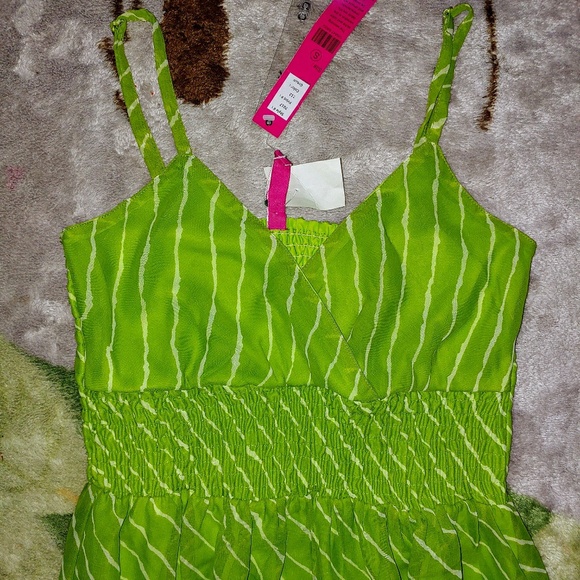 NWT Pink Apple Striped Maxi Dress - Picture 5 of 8